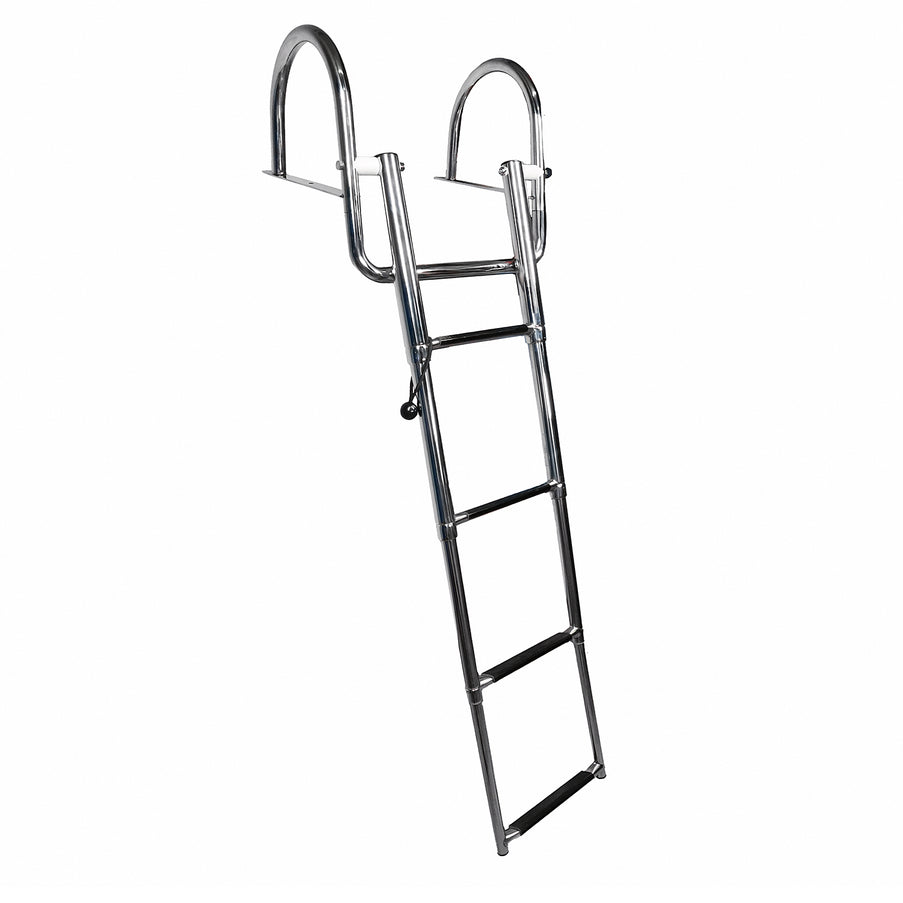 EvoNautic Zwemtrap Boot en Steiger Telescopisch 4+1 teden RVS316