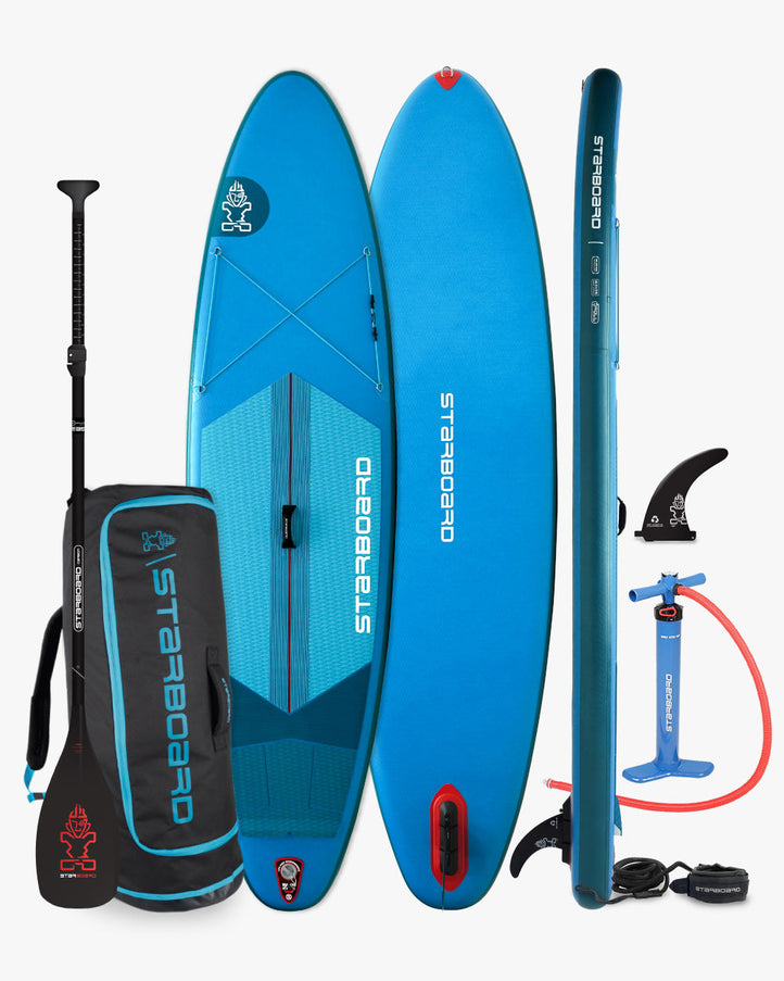 Starboard SUP Board Opblaasbaar iGO One 10'8 x 33 met Peddel