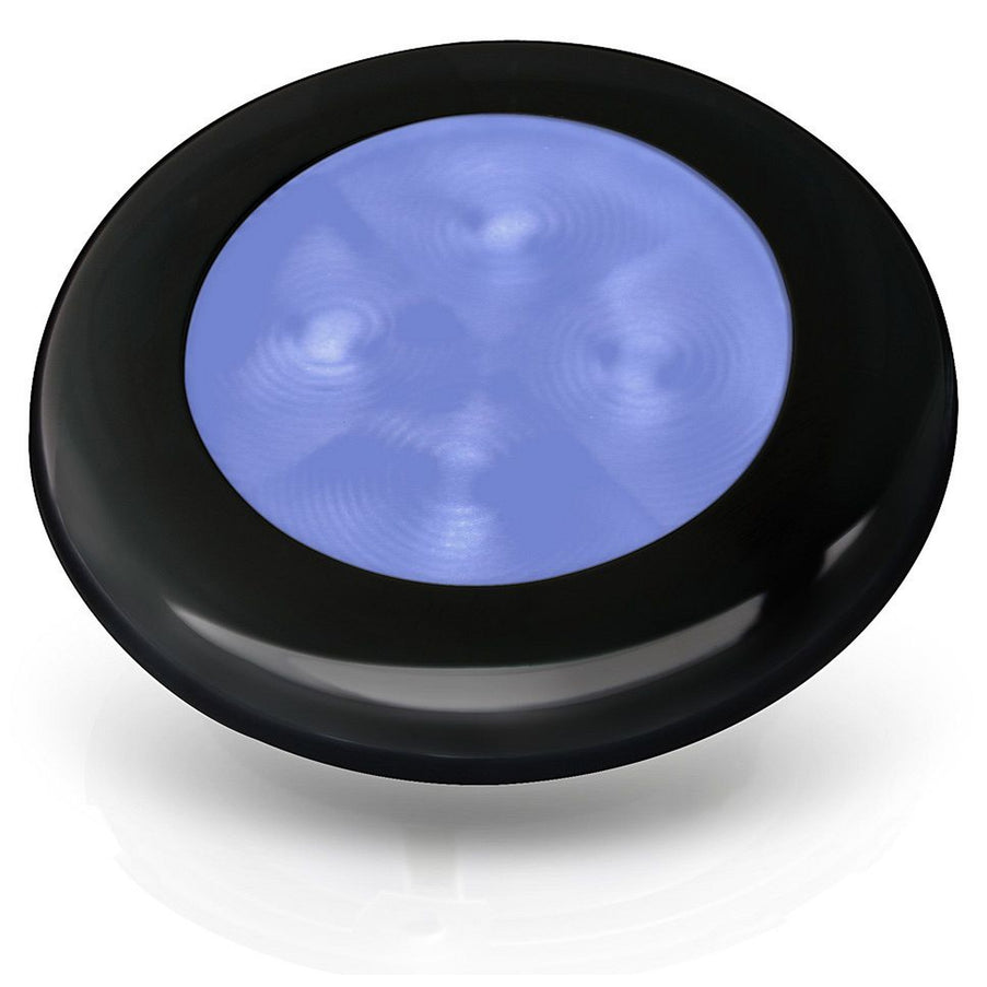Hella Spot SlimLine Round LED 12V Blauw Zwart Boot