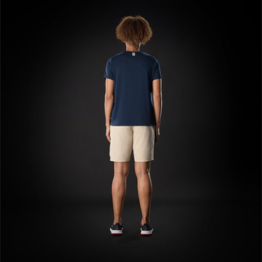 Musto T-Shirt Dames Evolution Crew Sunblock Donkerblauw
