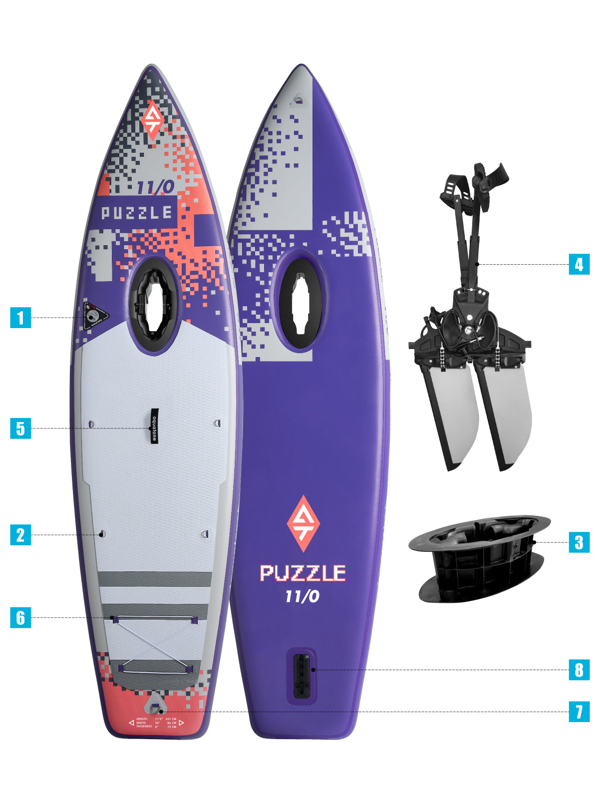 Aquatone Puzzle 11'0 - Tech Details Specs