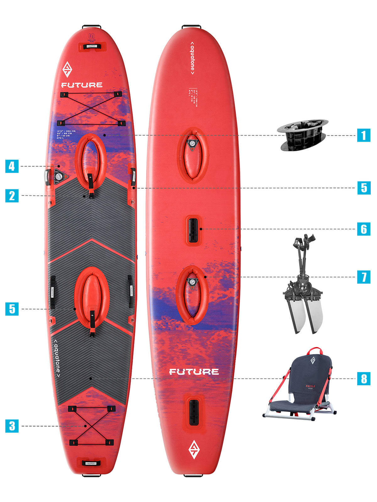 Aquatone Future 13'0'' - Tech Details Specs