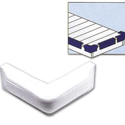 Majoni Stegfender Jetty Ecke 50 x 10 cm Dunkelblau