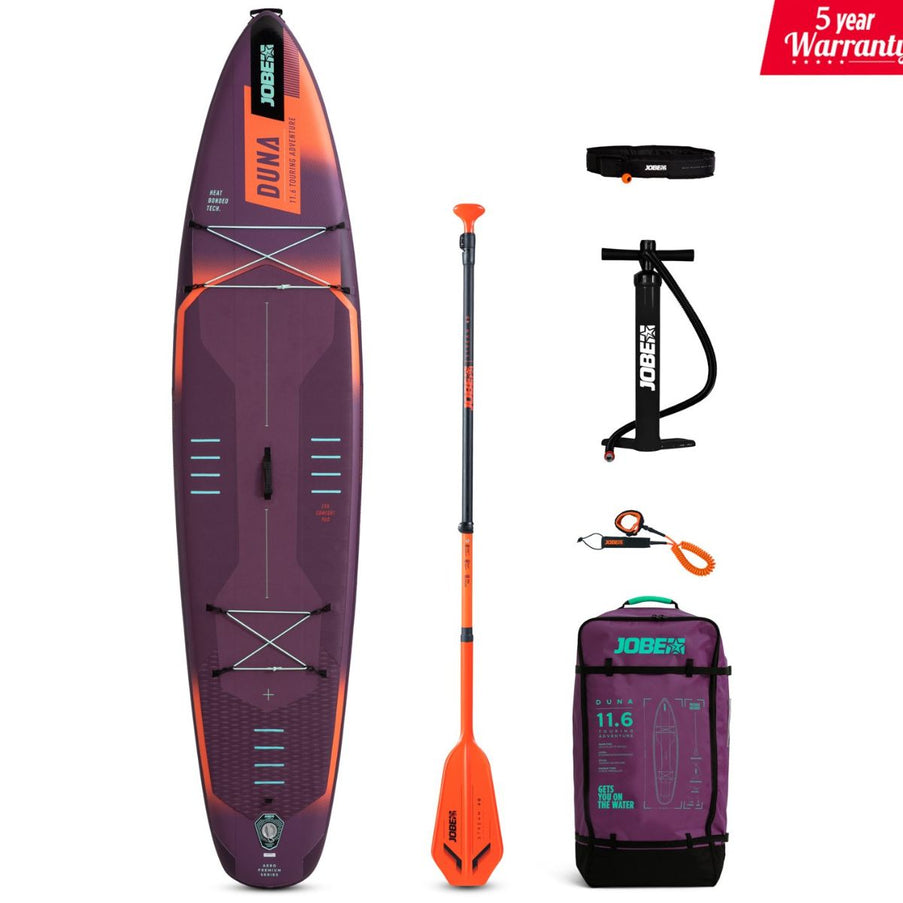 JOBE Aufblasbares SUP Duna 11,6 Paket Lila