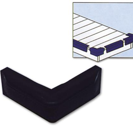 Majoni Stegfender Jetty Ecke 50 x 10 cm Dunkelblau
