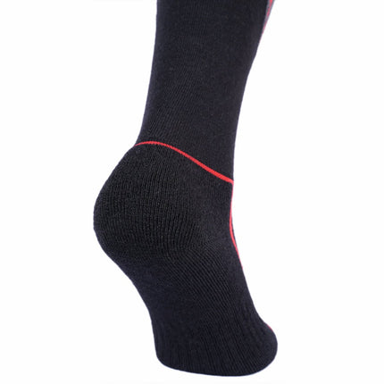 94activewear 94activewear Skisokken Merinowol Zwart/Rood 2-paar