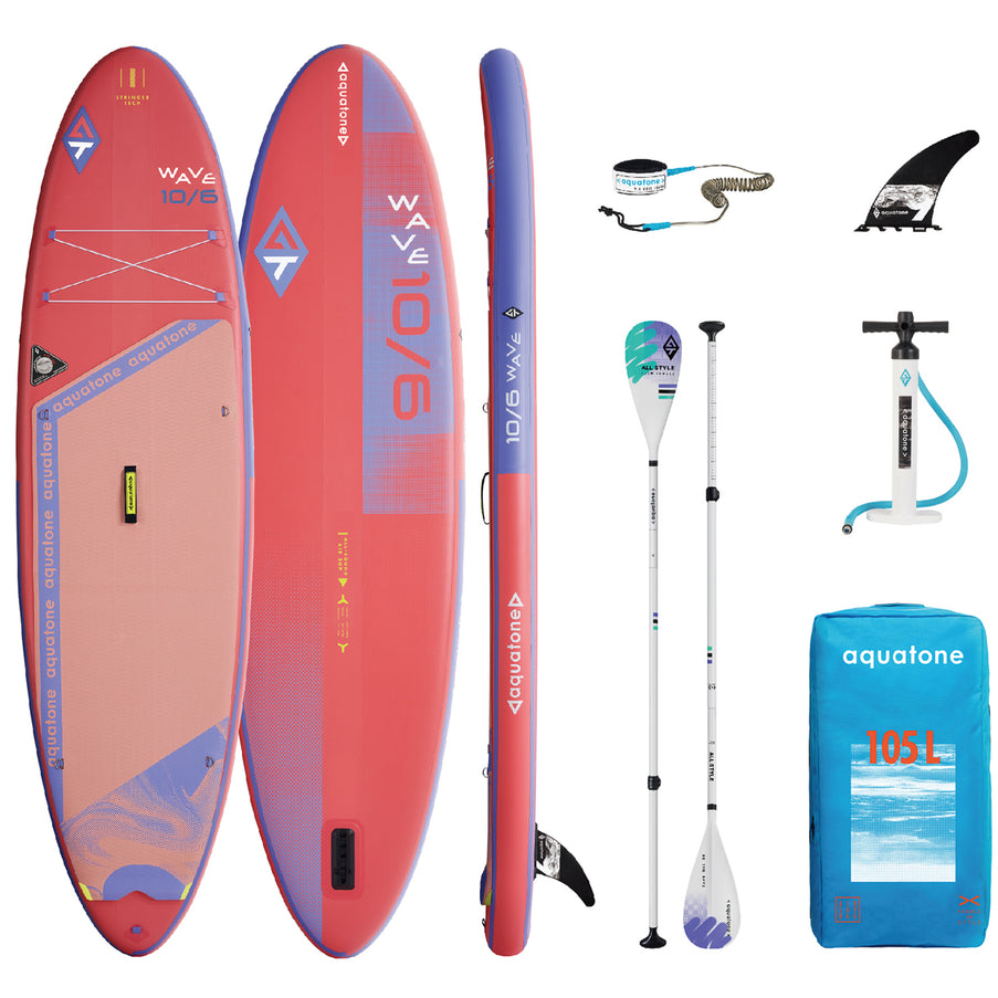 Aquatone Aufblasbares SUP Premium Lite Wave 10'6