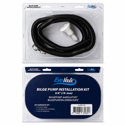 EvoNautic Bilge Pumpe Aansluitset 3/4" (19mm)