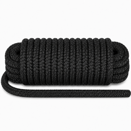 EvoNautic Landvast 12 mm 10 m 16-strengs Zwart