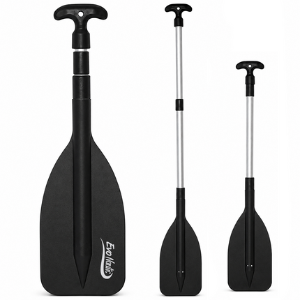 EvoNautic Telescopische Peddel Zwart 55-107 cm