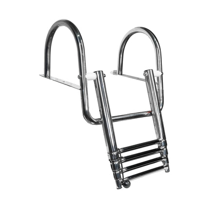 EvoNautic Zwemtrap Boot en Steiger Telescopisch 4+1 teden RVS316