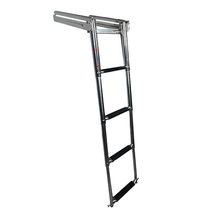 EvoNautic Zwemtrap Onder Platform Telescopisch/Uitschuifbaar 4-treden RVS316