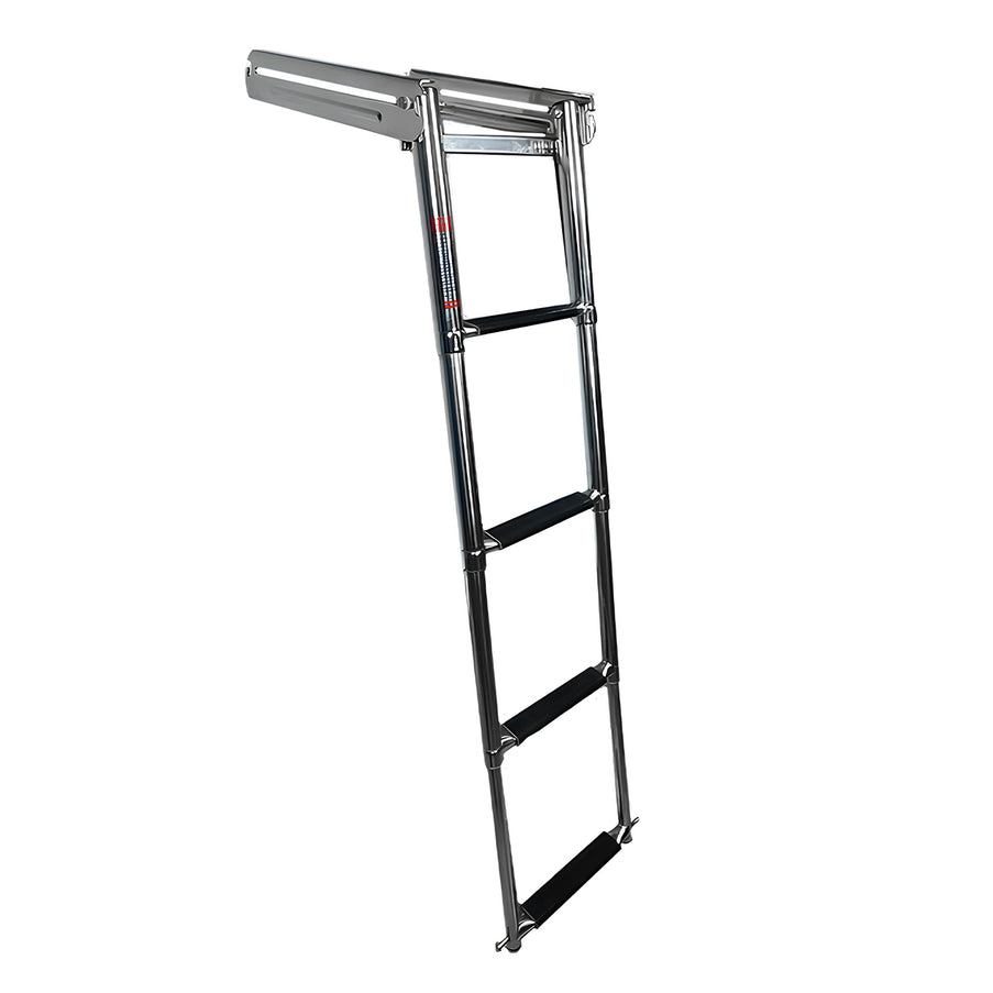 EvoNautic Zwemtrap Onder Platform Telescopisch/Uitschuifbaar 4-treden RVS316