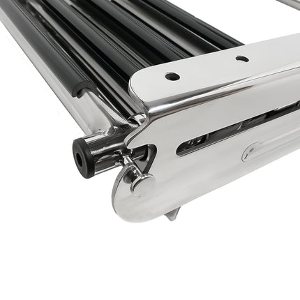 EvoNautic Zwemtrap Onder Platform Telescopisch/Uitschuifbaar 4-treden RVS316