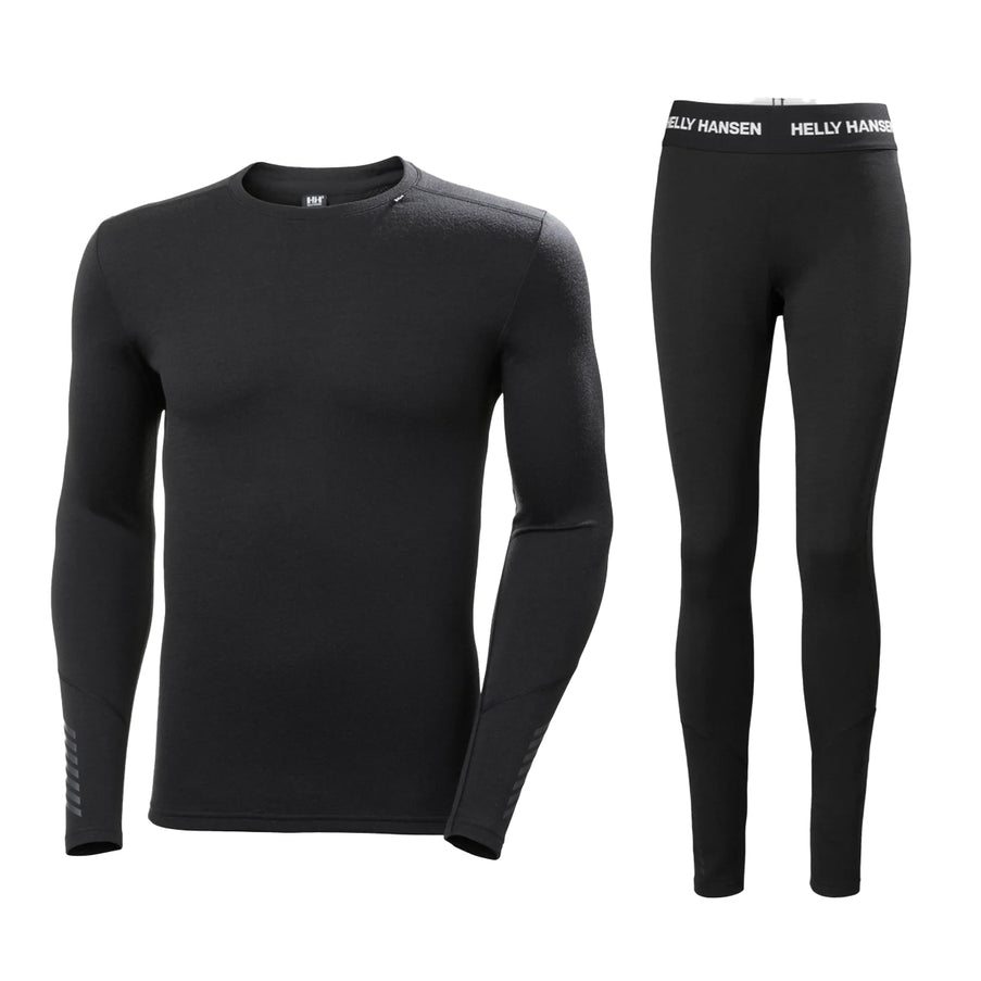 Helly Hansen Thermo Set Lifa Merino Midweight Heren Zwart
