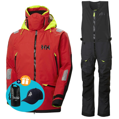 Helly Hansen Segelanzug Herren Aegir Race 2.0 Rot/Schwarz
