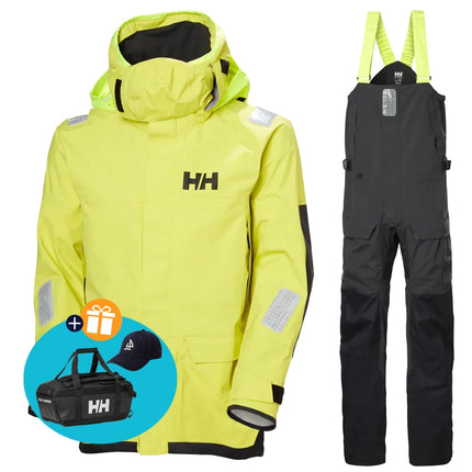 Helly Hansen Zeilpak Heren Skagen Pro Lime/Zwart