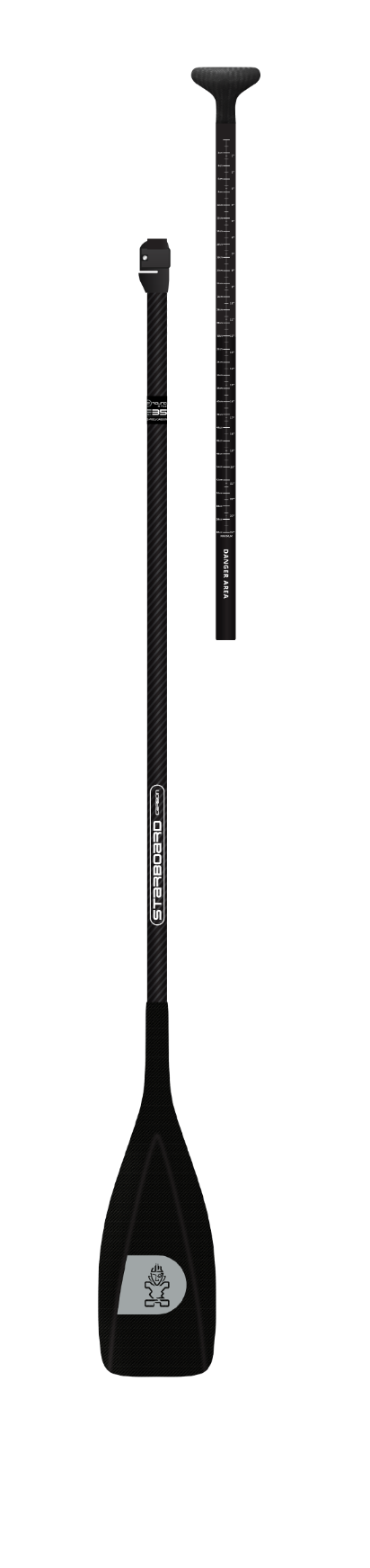 Starboard SUP 25/26 Paddle LIMA CARBON L / 29MM 2 PCS ADJ CARBON F35
