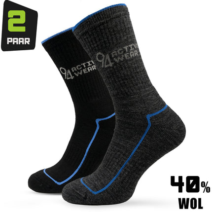 94Activewear Thermosocken Merinowolle Herren 2er-Pack