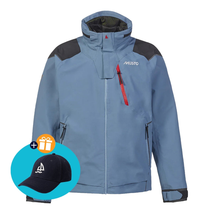 Musto Zeiljas Heren MPX Gore-Tex Pro Race 2.0 Grijsblauw