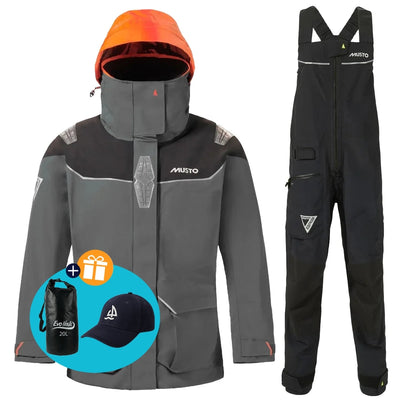 Musto Segelanzug Damen BR3 Pertex Offshore Grau/Schwarz