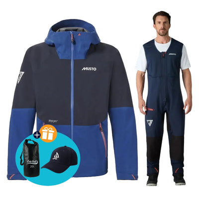 Musto Segelanzug Herren BR3 Sport Offshore Blau/Schwarz