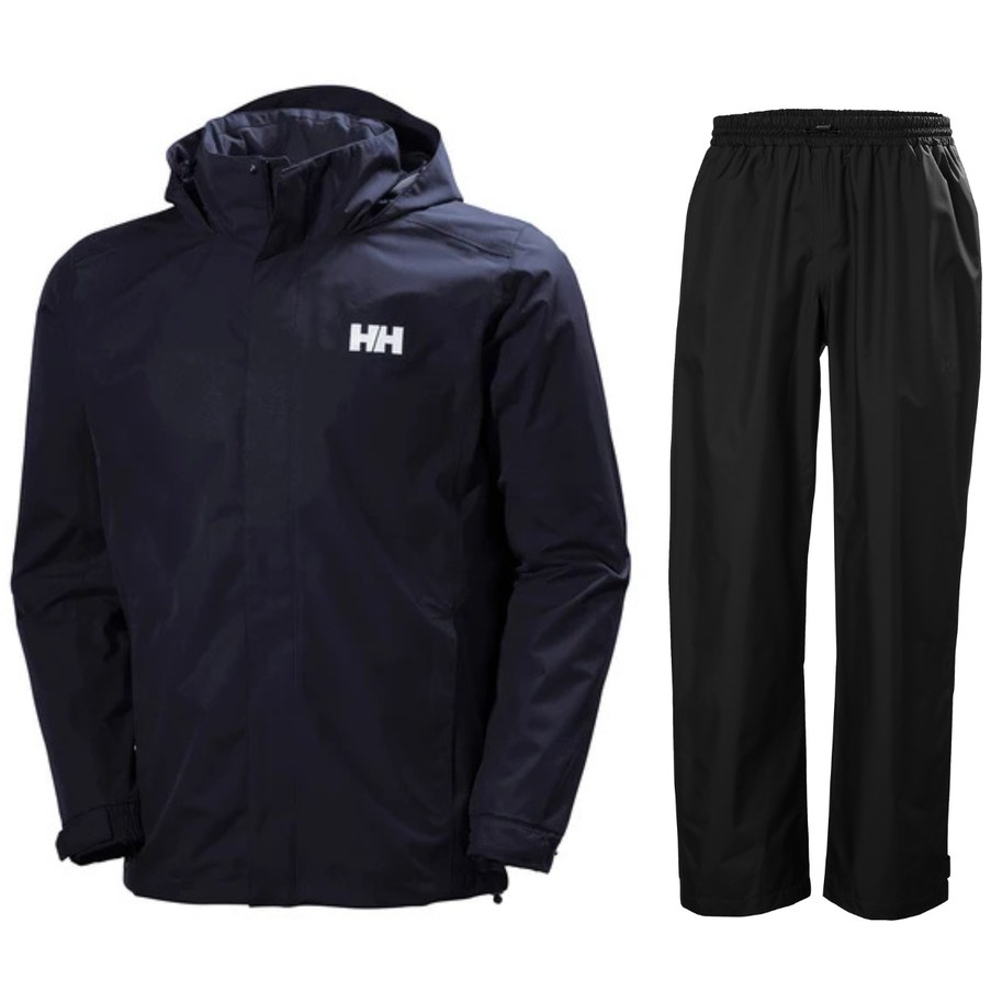 Helly Hansen Regenanzug Herren Dubliner Dunkelblau/Schwarz