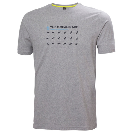 Helly Hansen T-Shirt Herren Ocean Race Grau