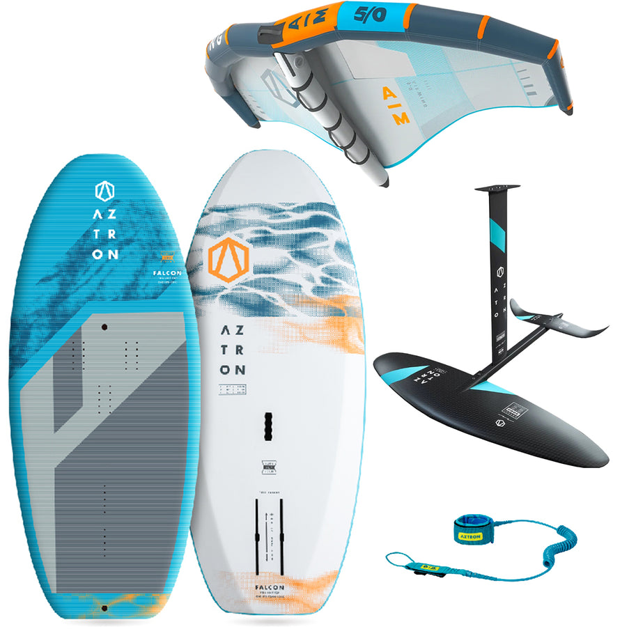 Aztron Wing Set Compleet Falcon Soft-top 5'7" + Aim 5.0m