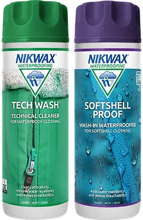 Nikwax Twinpack Tech Wash/Softshell Proof 300 ml