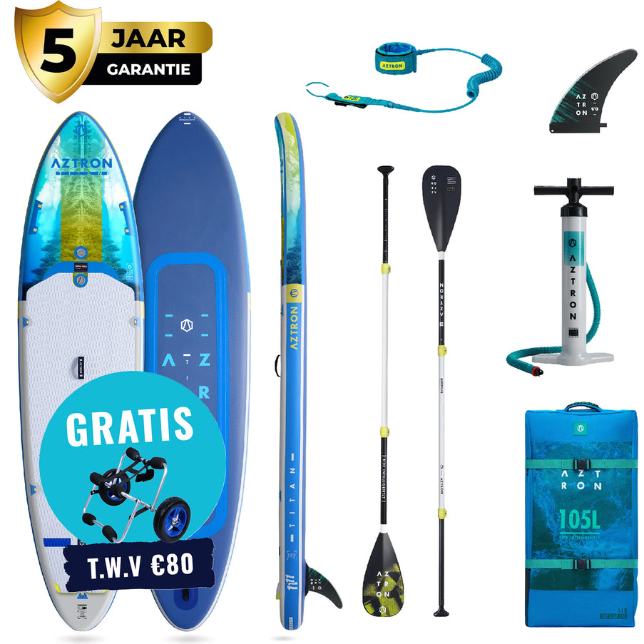 Aztron Aufblasbares SUP Premium Pro Titan 11'11 Paket