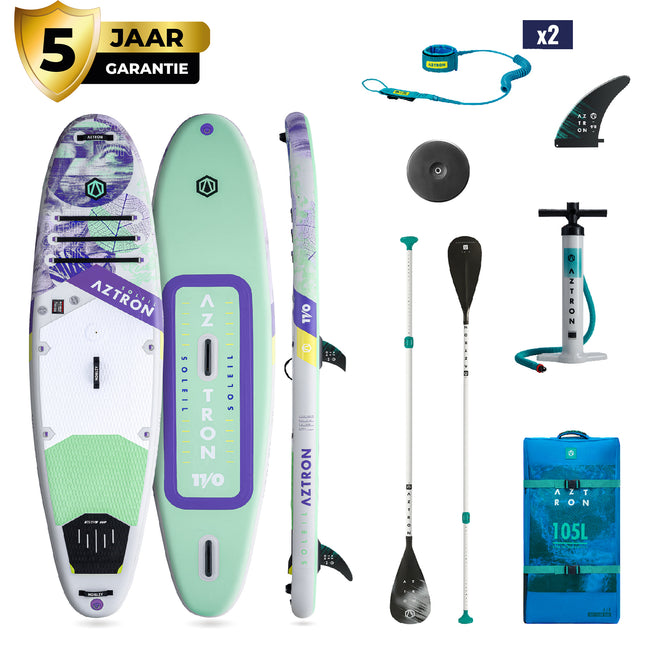 Aztron Aufblasbares Windsurf SUP Soleil 11'0 Paket