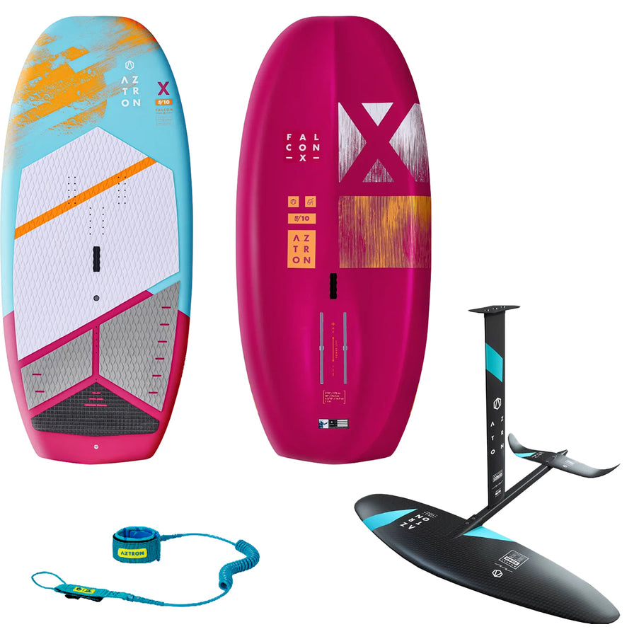 Aztron Wing Set Compleet Falcon Carbon X 5'10"+ Aim 5.0m