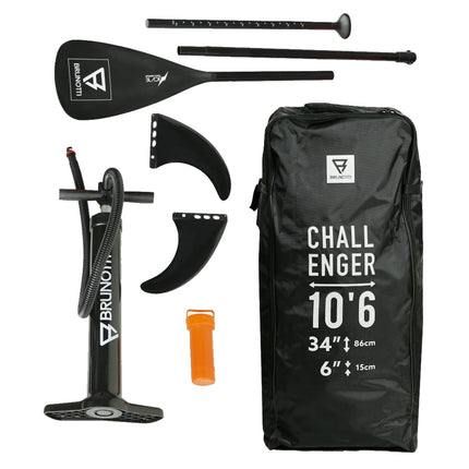 Brunotti Brunotti Opblaasbare Windsurf SUP Challenger 10.6 Geel