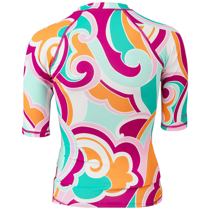 Brunotti Rashguard Meisjes Lineas-Swirl Roze
