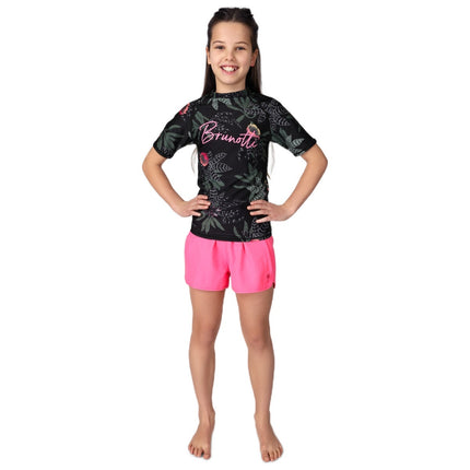 Brunotti Rashguard Meisjes Linny-AO Zwart