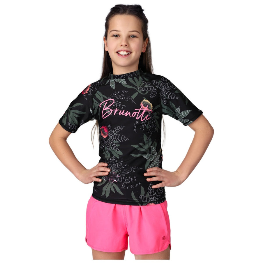 Brunotti Rashguard Meisjes Linny-AO Zwart