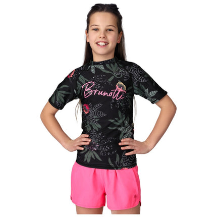 Brunotti Rashguard Meisjes Linny-AO Zwart