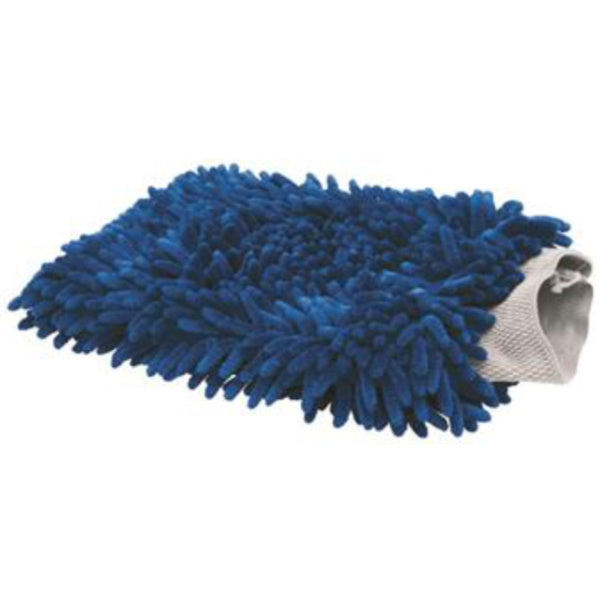 BTC Line Blue Microvezel Washandschoen