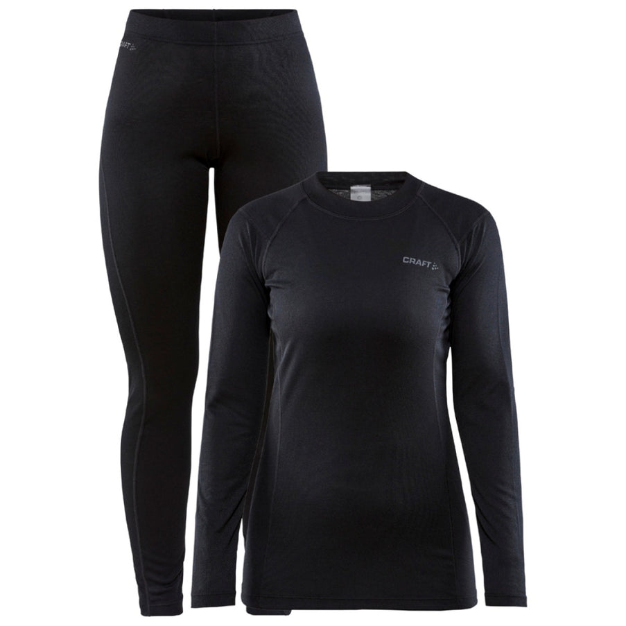 Craft Thermo Set Core Dry Dames Zwart