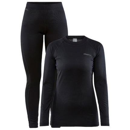Craft Thermo Set Core Dry Dames Zwart