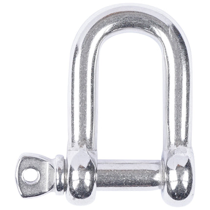 D-Sluiting RVS 6 mm