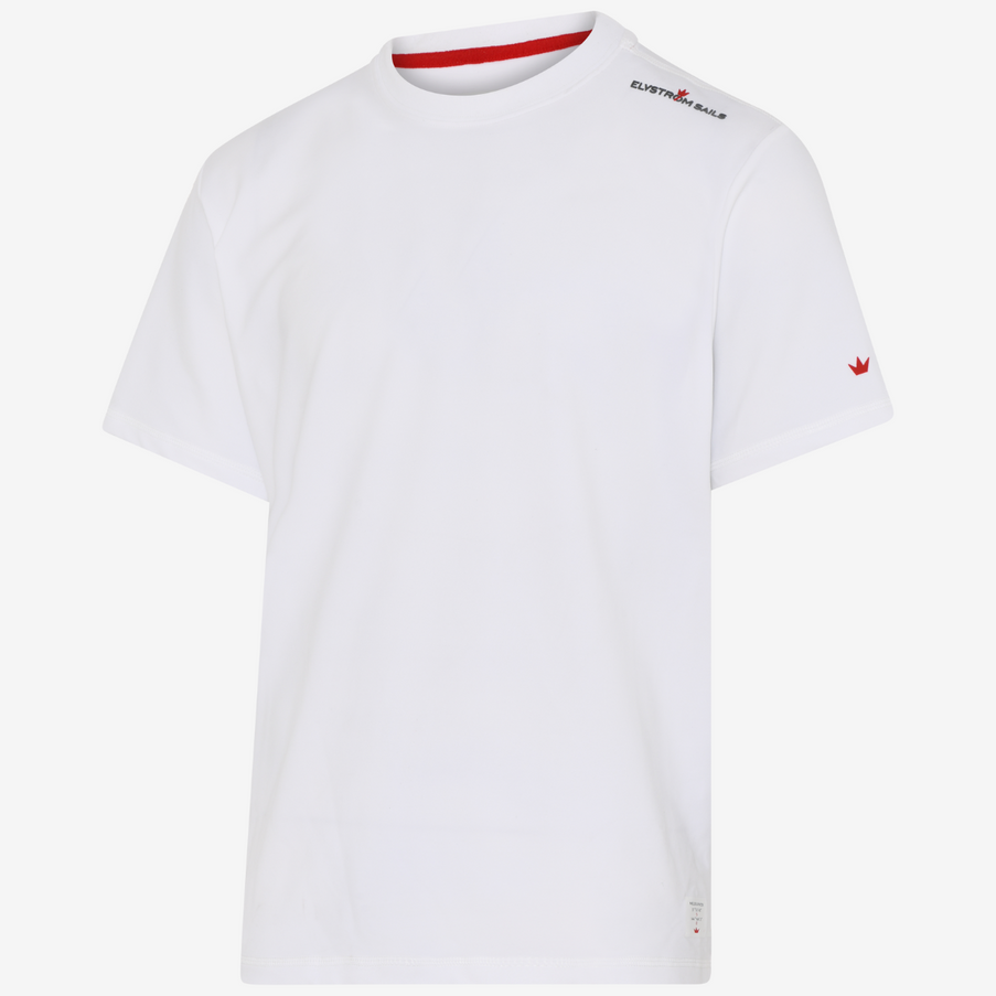 Elvstrom SailWear T-shirt Fast Dry Heren Melbourne 56 Wit