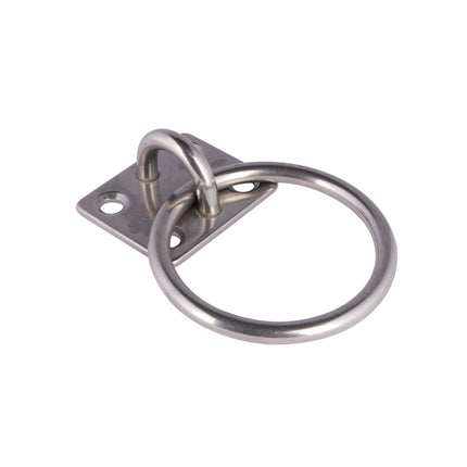 EvoNautic Aanlegring RVS 8 mm plaat 50x40mm