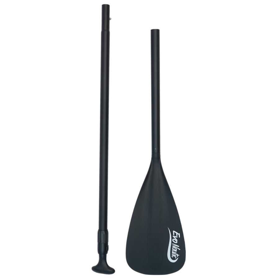 EvoNautic SUP Peddel Aluminium 2-delig Zwart