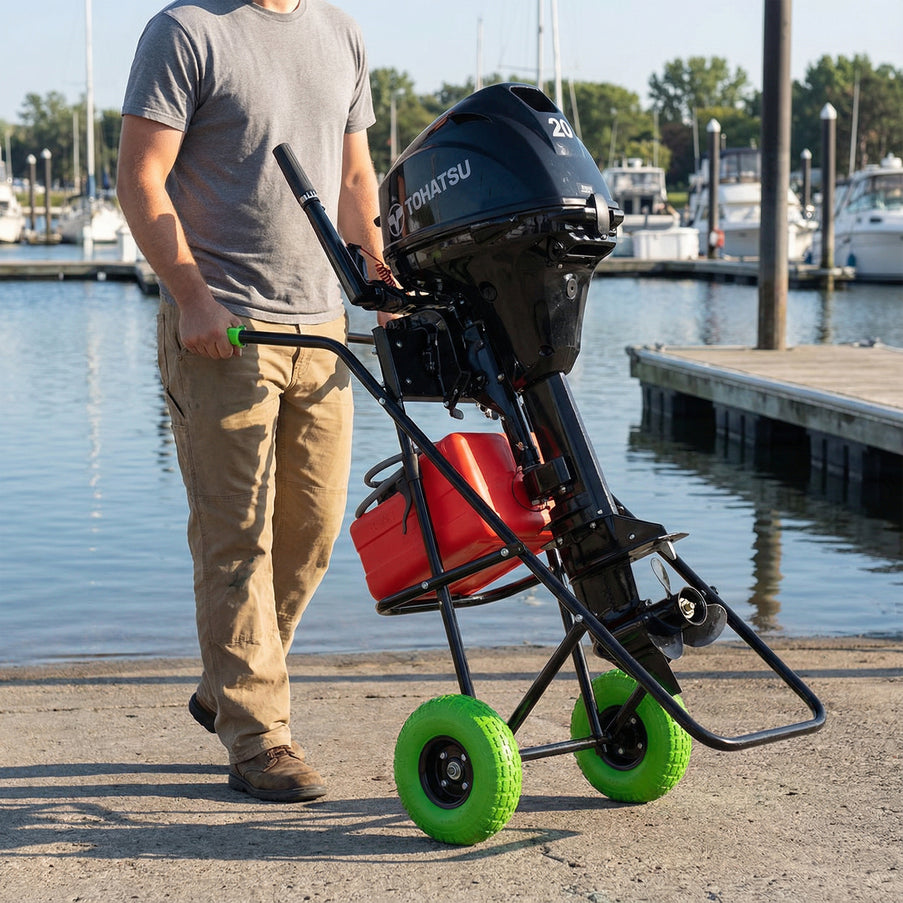 HIBO Außenbordmotor Trolley PU Räder