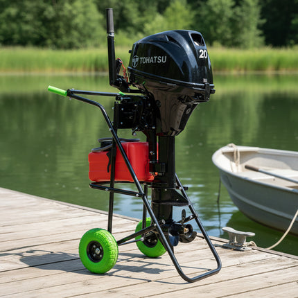 HIBO Außenbordmotor Trolley PU Räder