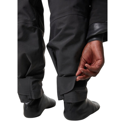Helly Hansen Droogpak Heren Zwart Aangehechte Latex Sokken