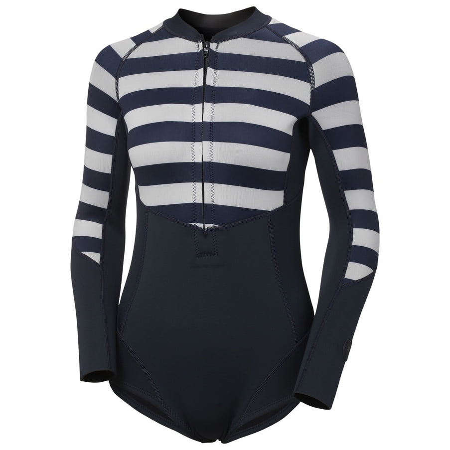 Helly Hansen Helly Hansen Rashguard Zwemsuit Dames Donkerblauw/Wit