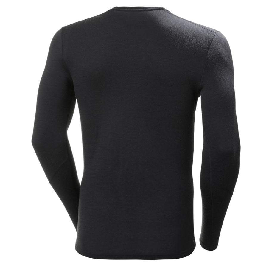 Helly Hansen LIFA Merino Midweight Thermoshirt Crew Heren Zwart